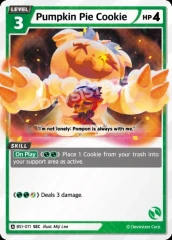 Pumpkin Pie Cookie (BS1-071) SEC